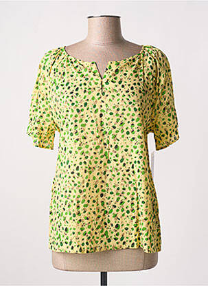 Blouse manches courtes manches courtes jaune AGATHE & LOUISE femme