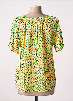 Blouse manches courtes manches courtes jaune AGATHE & LOUISE femme