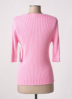 Pull stretch manches 3/4 rose AGATHE & LOUISE femme