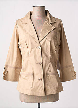 Blazer poches beige AGATHE & LOUISE femme