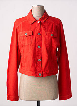 Veste casual poches orange AGATHE & LOUISE femme