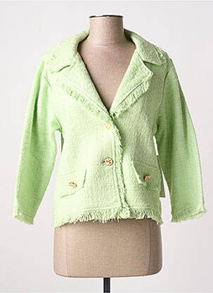 Blazer fausses poches vert AGATHE & LOUISE femme