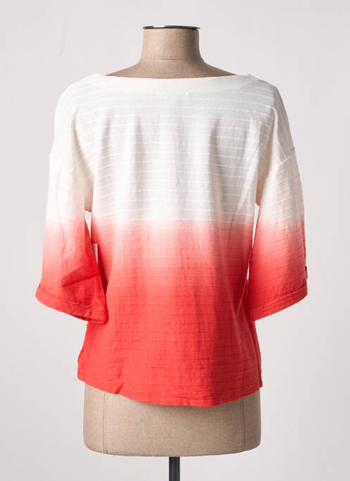 T-shirt manches mi-longues manches courtes rouge AGATHE & LOUISE femme