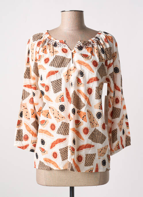 Blouse beige AGATHE & LOUISE pour femme