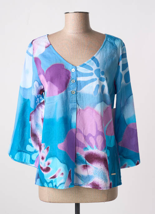 Blouse bleu AGATHE & LOUISE pour femme