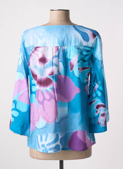 Blouse bleu AGATHE & LOUISE pour femme