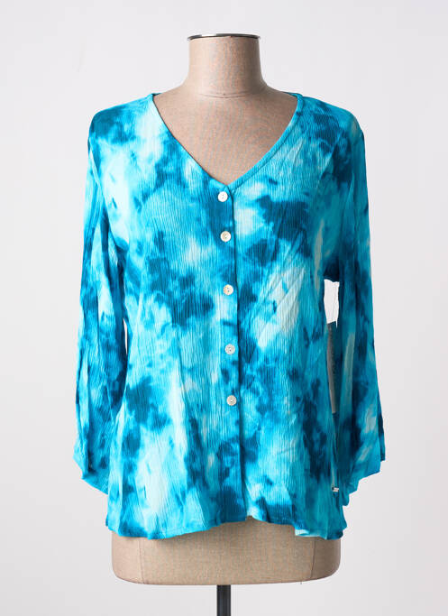 Chemisier bleu AGATHE & LOUISE pour femme