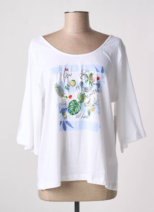 T-shirt blanc AGATHE & LOUISE pour femme