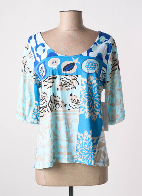 T-shirt bleu AGATHE & LOUISE pour femme
