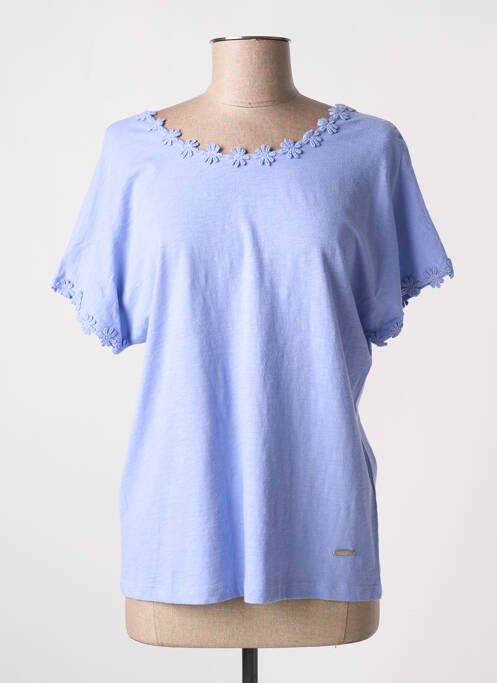 T-shirt violet AGATHE & LOUISE pour femme