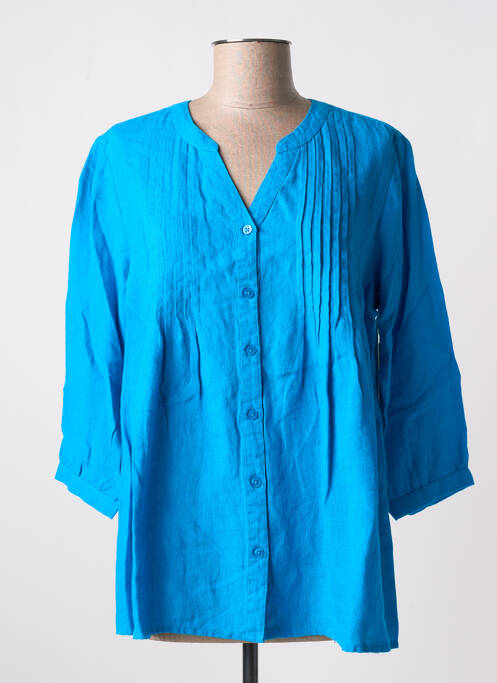 Tunique manches longues bleu AGATHE & LOUISE pour femme