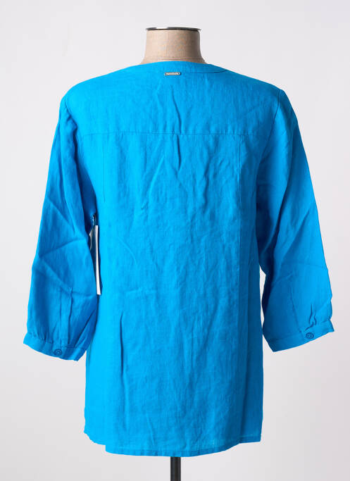 Tunique manches longues bleu AGATHE & LOUISE pour femme