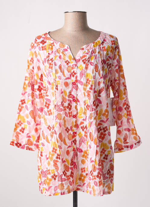 Tunique manches longues orange AGATHE & LOUISE pour femme
