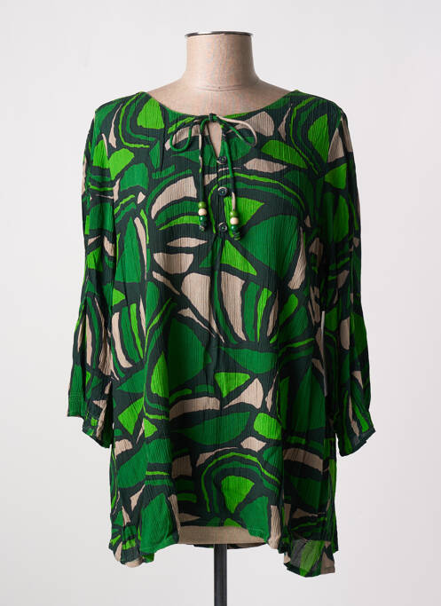 Tunique manches longues vert AGATHE & LOUISE pour femme