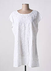 Robe courte blanc AGATHE & LOUISE pour femme seconde vue