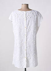 Robe courte blanc AGATHE & LOUISE pour femme seconde vue