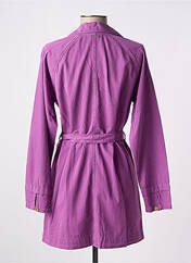 Robe courte violet AGATHE & LOUISE pour femme seconde vue