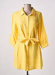 Robe mi-longue jaune AGATHE & LOUISE pour femme seconde vue