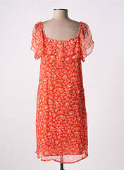 Robe mi-longue orange AGATHE & LOUISE pour femme seconde vue