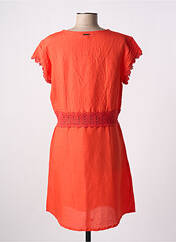 Robe mi-longue orange AGATHE & LOUISE pour femme seconde vue
