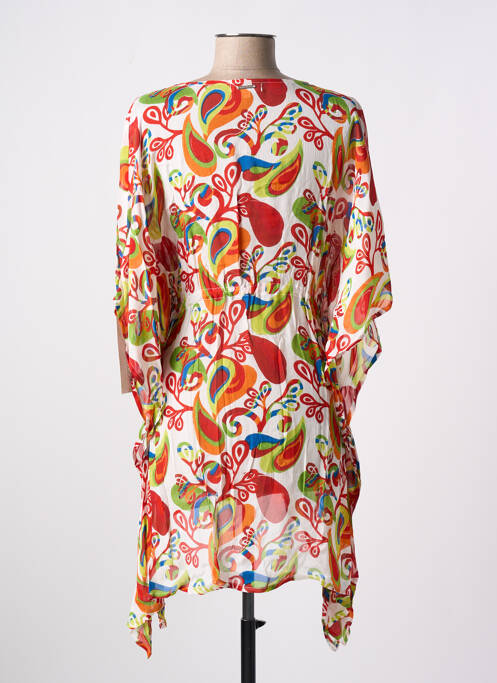 Veste kimono col v rouge AGATHE & LOUISE femme