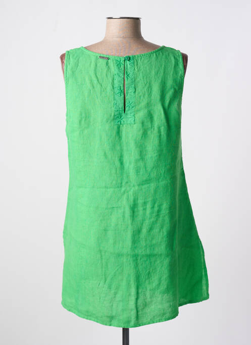 Tunique sans manche col rond vert AGATHE & LOUISE femme