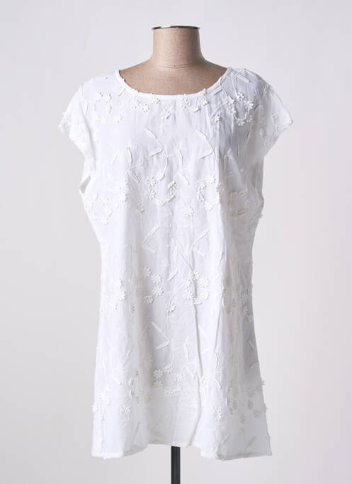Robe courte blanc AGATHE & LOUISE pour femme