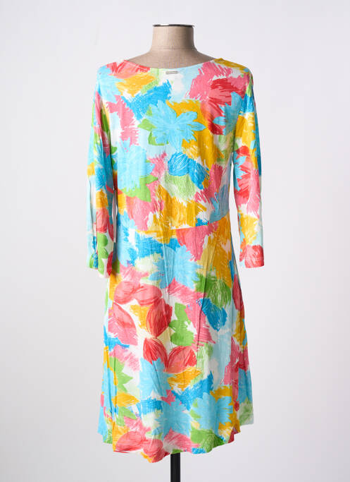 Robe mi-longue bleu AGATHE & LOUISE pour femme