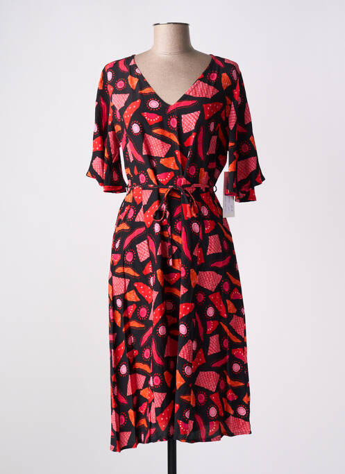 Robe mi-longue rouge AGATHE & LOUISE pour femme