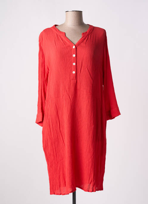 Robe mi-longue rouge AGATHE & LOUISE pour femme