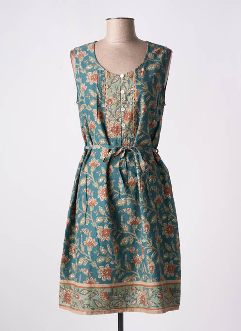 Robe mi-longue vert AGATHE & LOUISE pour femme