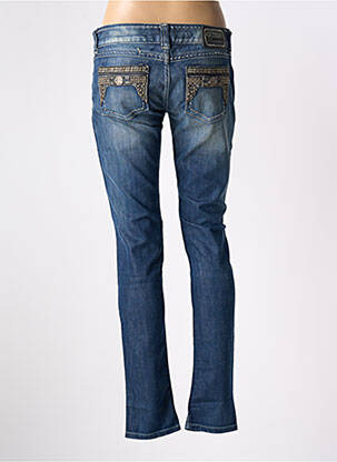 Jeans coupe slim taille basse taille basse bleu GUESS femme