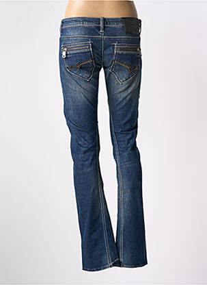 Jeans coupe droite taille basse taille basse bleu GUESS femme