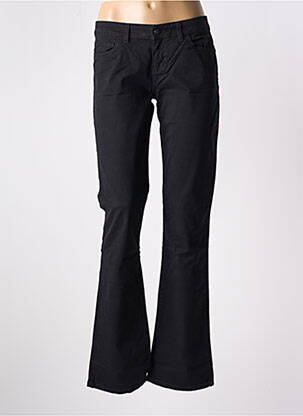 Pantalon droit stretch taille basse noir GUESS femme