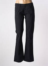 Pantalon droit stretch taille basse noir GUESS femme