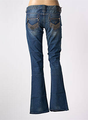 Jeans bootcut stretch taille basse bleu GUESS femme