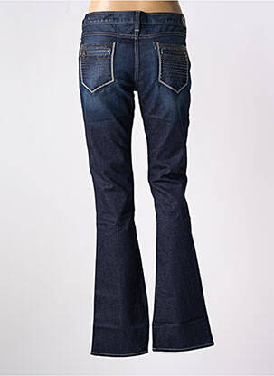 Jeans coupe droite stretch taille basse bleu GUESS femme