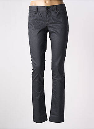 Jeans coupe slim stretch taille normale gris GUESS femme