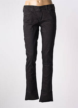 Jeans coupe slim stretch taille basse gris GUESS femme