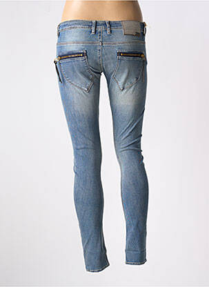 Jeans skinny stretch taille basse bleu GUESS femme