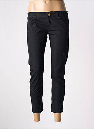Pantalon 7/8 stretch taille basse noir GUESS femme