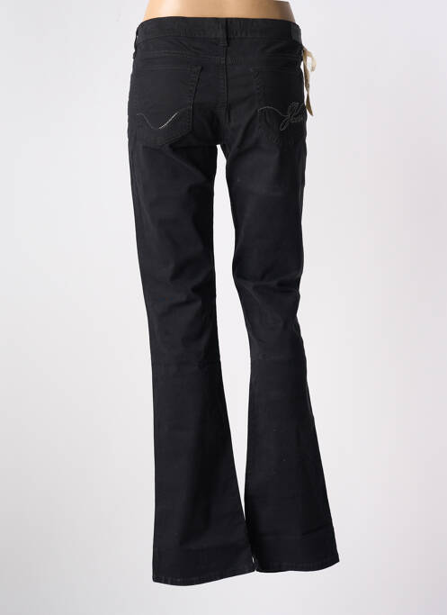 Pantalon droit stretch taille basse noir GUESS femme
