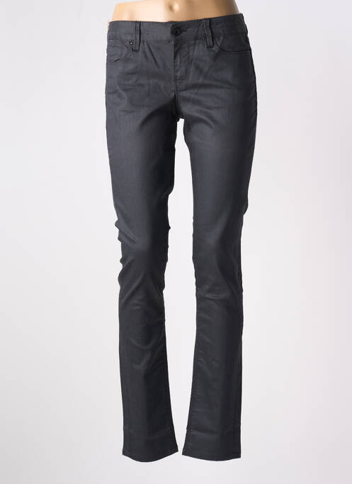 Jeans coupe slim stretch taille normale gris GUESS femme