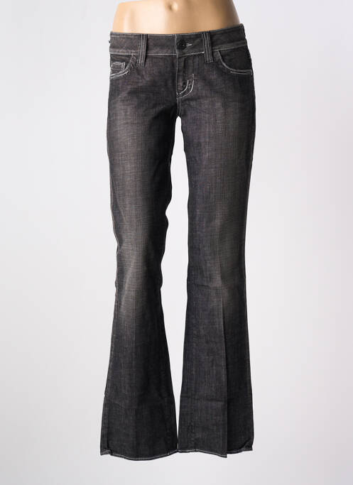 Jeans coupe droite gris GUESS pour femme