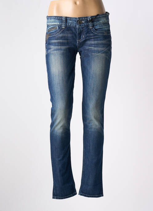 Jeans coupe slim bleu GUESS pour femme