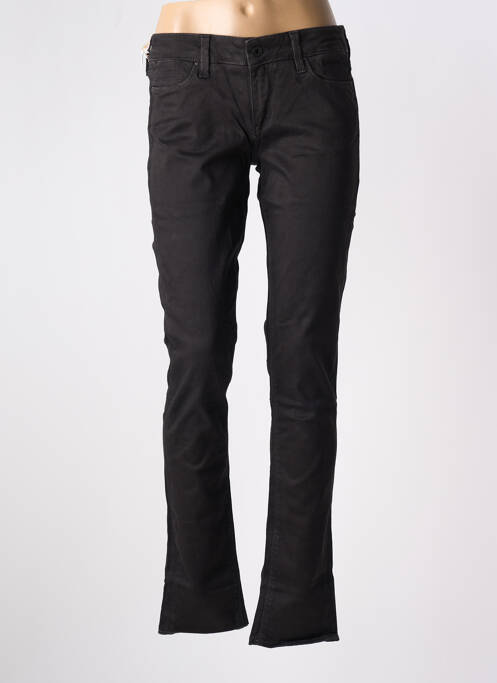 Jeans coupe slim gris GUESS pour femme