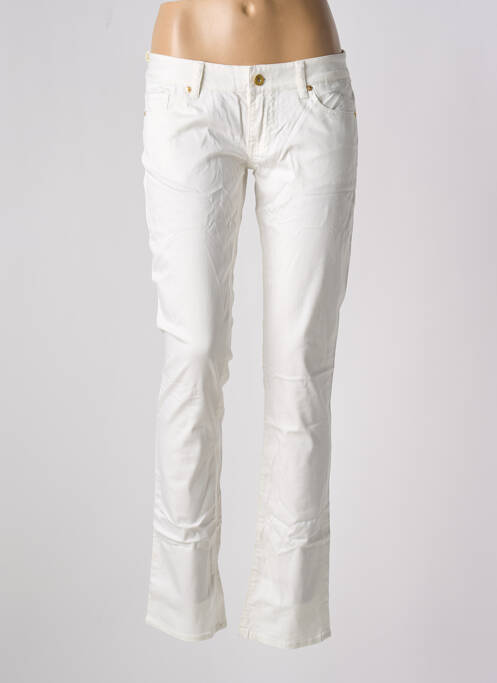 Pantalon droit blanc GUESS pour femme
