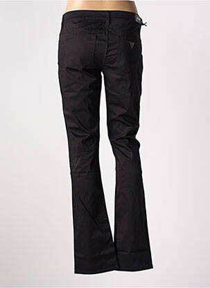 Pantalon droit stretch taille basse noir GUESS femme