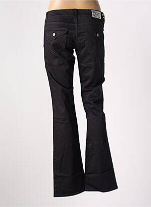 Pantalon droit stretch taille basse noir GUESS femme