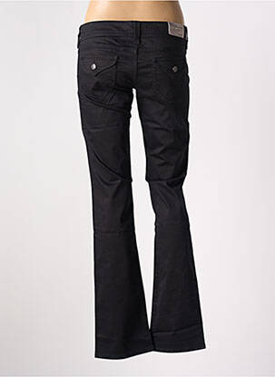 Pantalon droit stretch taille basse noir GUESS femme